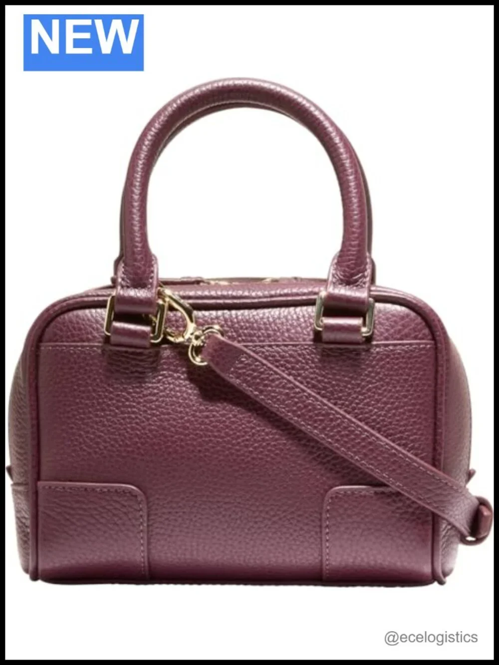 Leather Mini Satchel Crossbody Bag Double Zip Handbag